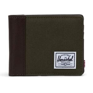 Brown and Green Herschel Wallet